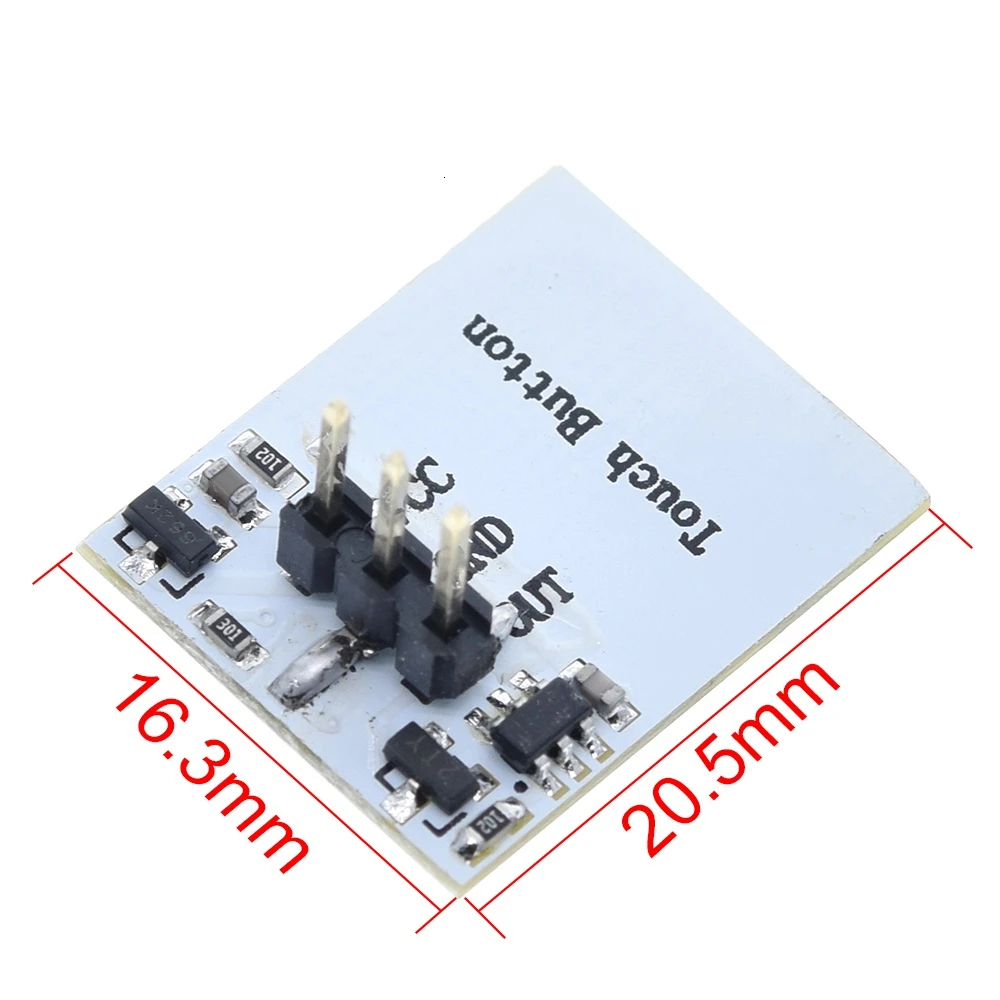 Green Blue Red and Yellow Color RGB Capacitive touch switch button module 2.7 V to 6 V module anti-jamming is strong HTTM series