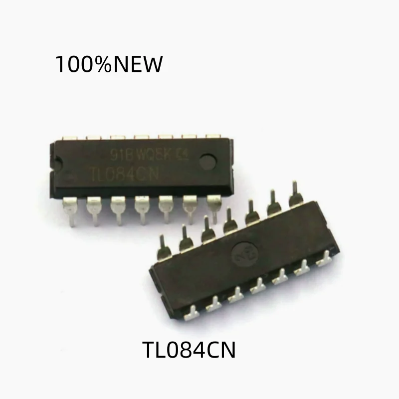 (10 Pieces) 100% New Tl084Cn Tl084 Dip-14 Four-Channel Operational Amplifier Chip Ic Jjfet Linear Buffer