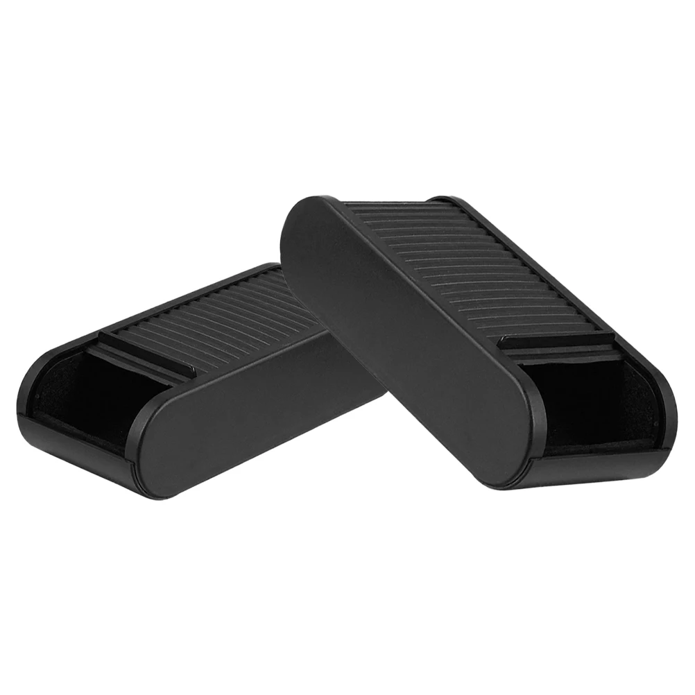 

2pcs Car Storage Box Key Holder Plastic Change Dashboard Console Coin Organizer Telescopic Adjustable Compact Multifunctional