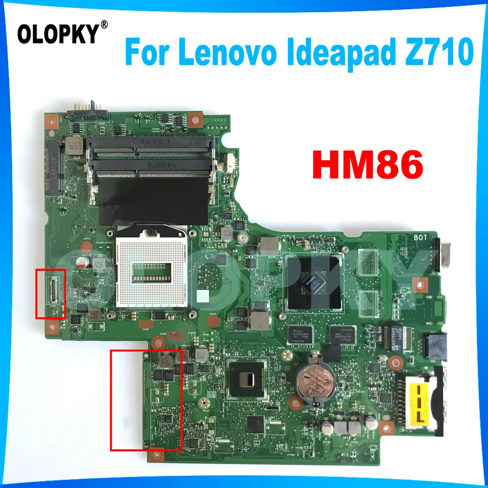 

Материнская плата DUMB02 для ноутбука Lenovo Ideapad Z710, материнская плата с HM86, 100% протестирована
