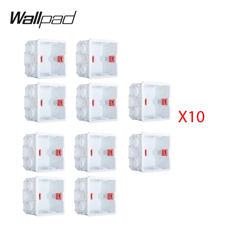 Wallpad Adjustable Mounting Box Internal Cassette 86mm*85mm*40mm For 86 Type Switch and Socket Cassette