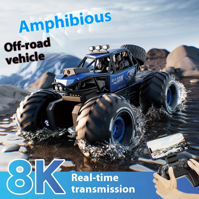 

Remote Control Car Children'S Four-Wheel Drive Off-Road Vehicle Amphibious Toy Car Electric Drift Racing Car Boy'S Birthday Gift