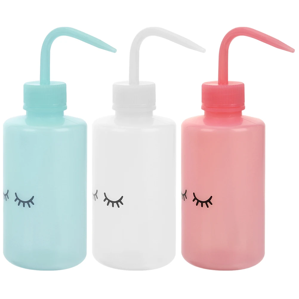 

Bottle Elbow Water Bottles Lash Wash for Eyelash Extensions Dispensing Squeezable