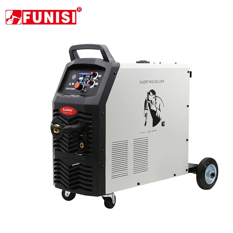 FUNISI MIG-300 220/380V Multi-function Aluminum Iron Integrated Liquid Crystal Welding Machine