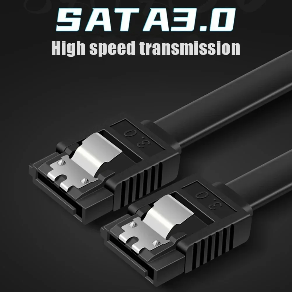 SATA 3.0 Hard Disk Data Cable Flexible Sata Hard Disk Fast Transmission Cable 50cm Solid State Hard Disk Serial Data Cable