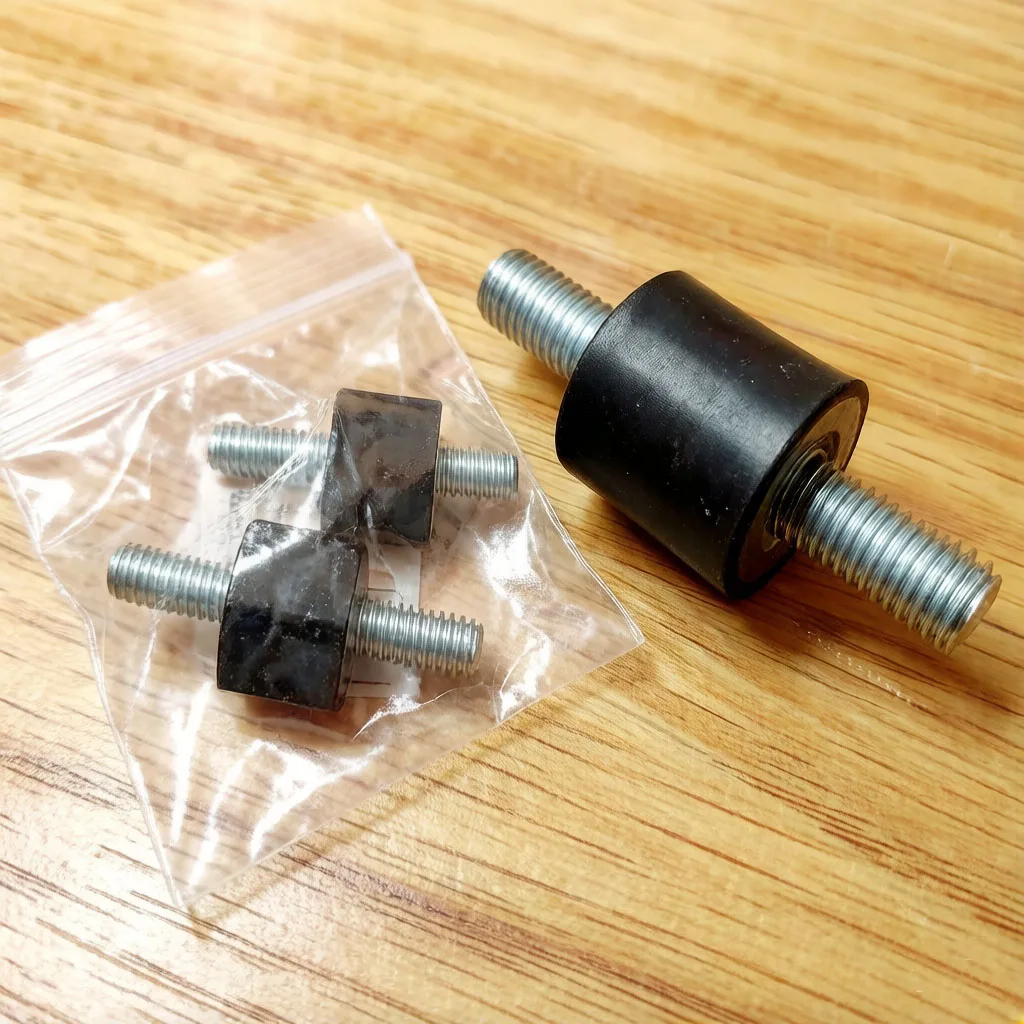 1PC VV-Type Double Head Rubber Shock Absorber Durable M10-M20 Diameter 40mm-150mm for Effective Shock Absorption And Vibration D