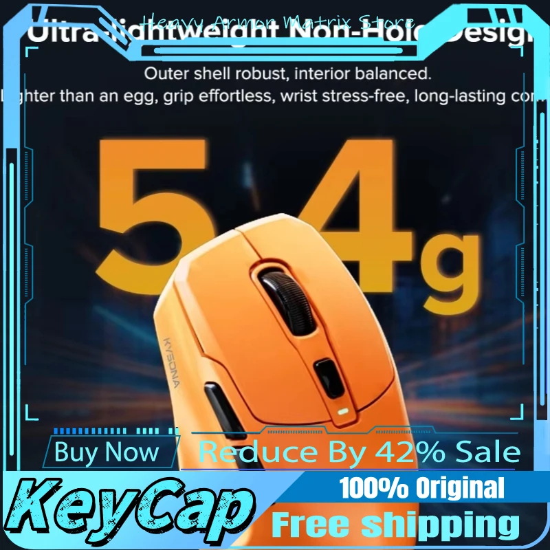 kysona-uranus-pro-wireless-gaming-mouse-54g-lightweight-paw3395-8khz-polling-rate-26000dpi-ultimate-optical-sensor-for-laptop-pc