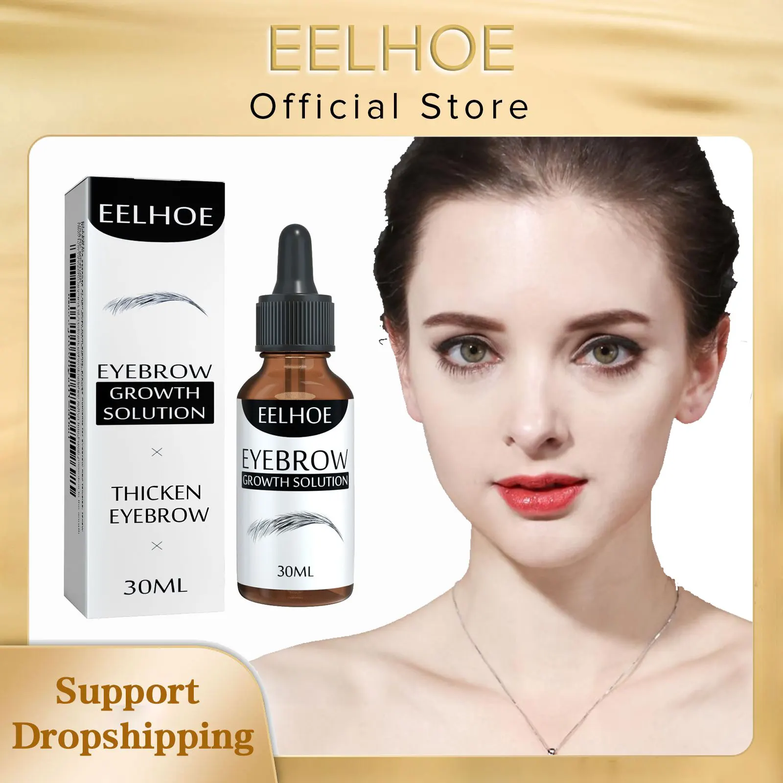 

EELHOE Eyelash Enhancer Serum for Eyebrow Growth Eyelash Enhancer Eyebrow Thickening Nourish Eyelash and Eyebrows Growth Serum