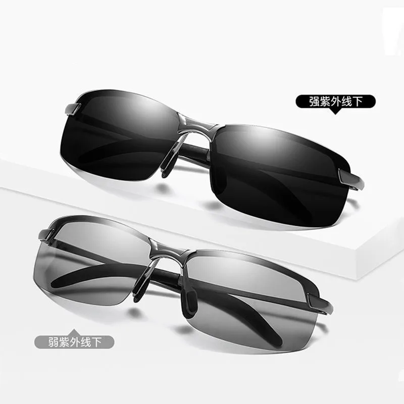 

Photochromic Sunglasses Men Polarized Driving Chameleon Glasses Male Change Color Sun Glasses Day Night Vision Driver Eyewear