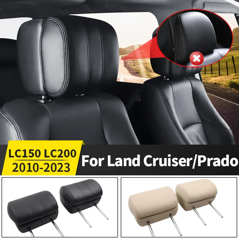 For Toyota Land Cruiser 200 Prado 150 Lc150 LC200 off-Road Headrest Comfortable Memory Foam Neck Pillow Replacement Accessories