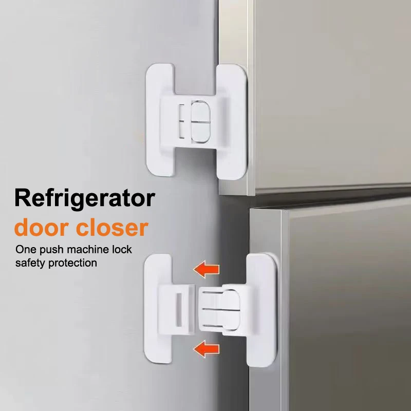 

New 5Pcs Home Refrigerator Lock Safety Fridge Freezer Door Lock Multi-function Safety Locks Children Security Protector