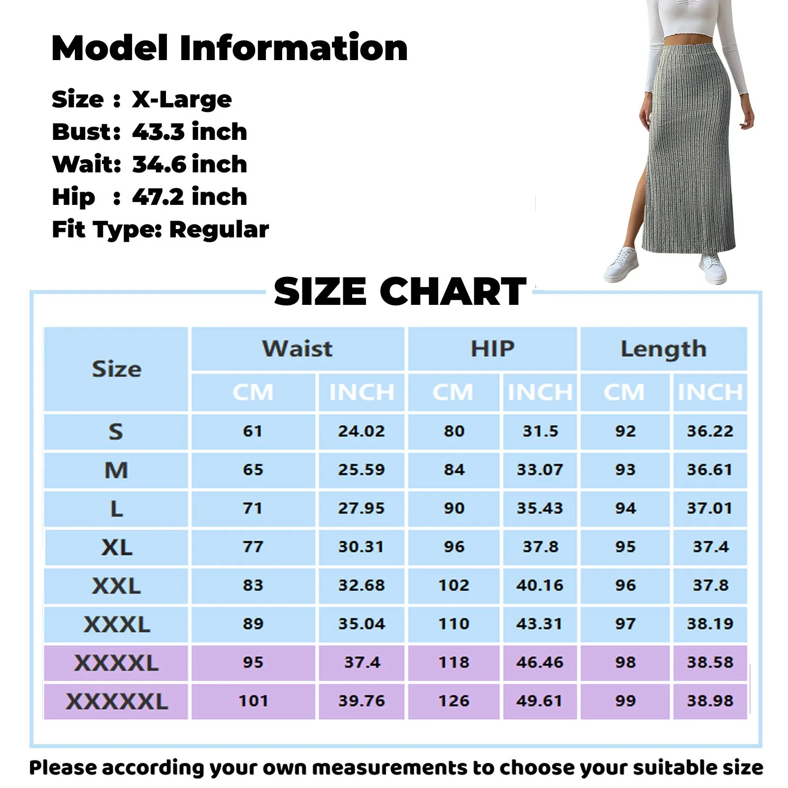 Summer Ladies\' New Fashion Solid Color Plaid Patchwork Side Slit Slim Fit Knit Skirt Sexy High Street Daily Date High Dress