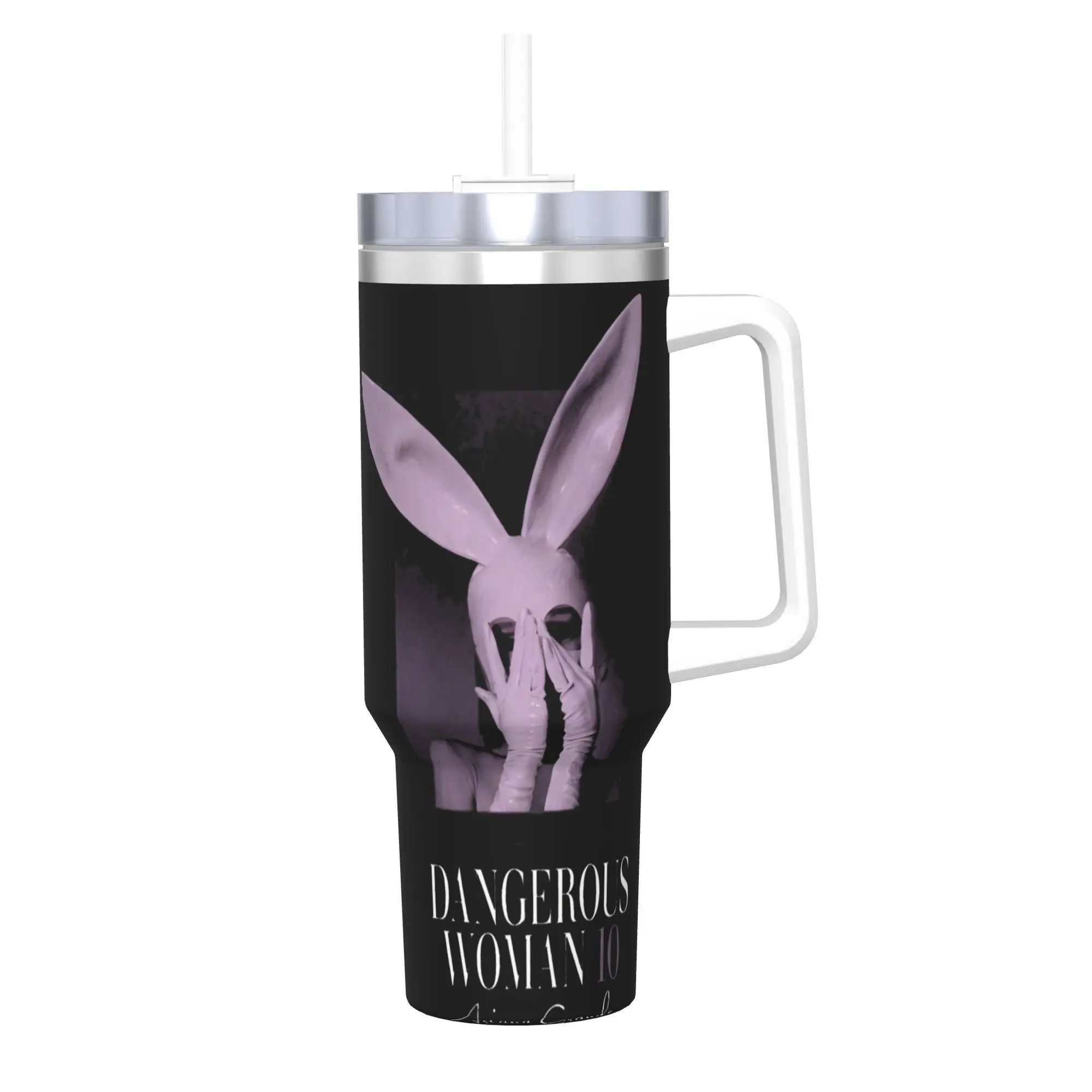 Stainless Steel Tumbler Dangerous Woman Coffee Mug Arianas Grandes Heat Preservation Cold and Hot Car Mugs Travel Water Bottle