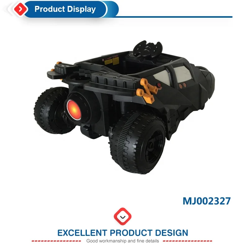 Cool children ride in car electric car with certificate black MJ toy 4 wheel battery plastic good quality