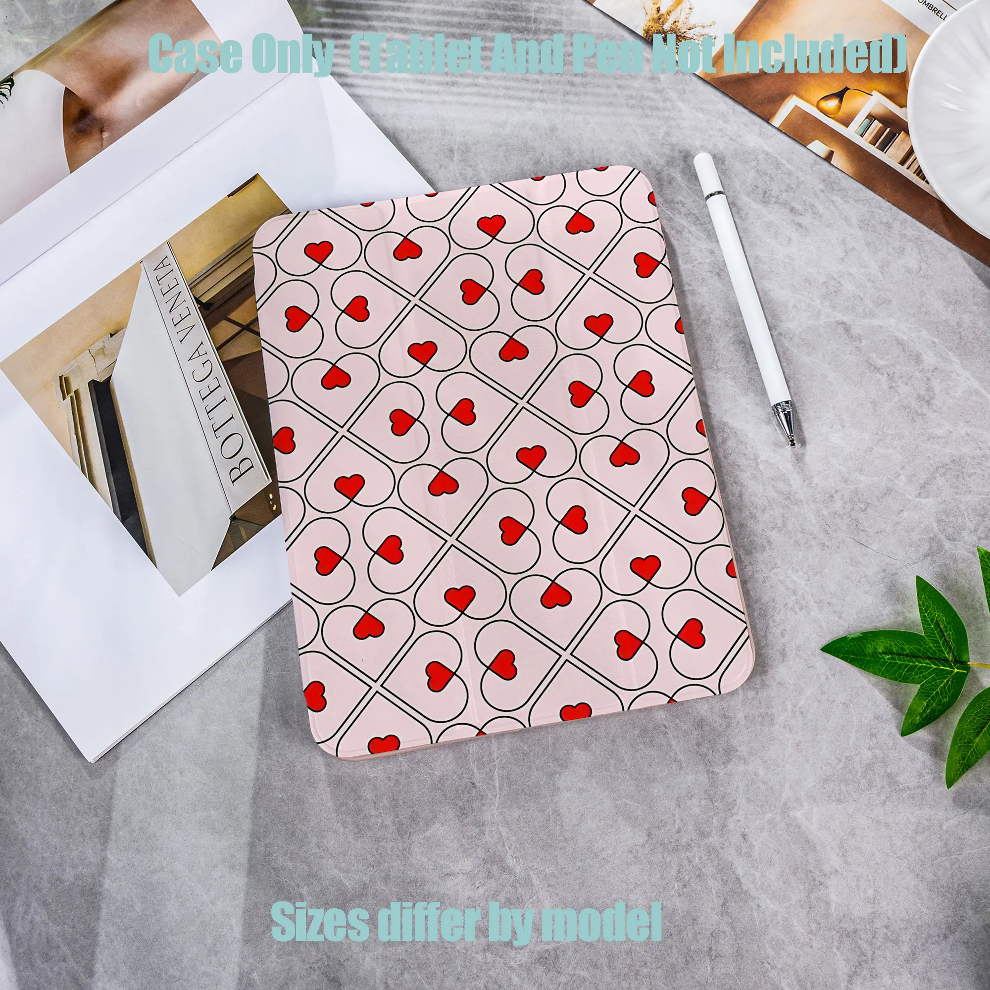 Shockproof TPU Tablet Protective Case with Pencil Holder Auto Sleep Wake for Apple /Samsung/Xiaomi/Redmi/Huawei/Honor