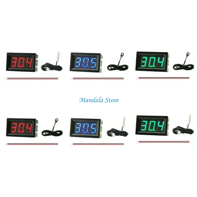 U2JC 4V-30V Small LED Digital Temperature Controller Temperature for Fish for