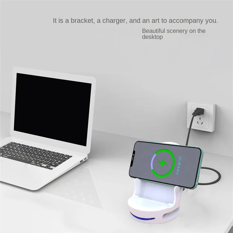 Car Sofa Wireless Charger Bracket 15W Magnetic Charging Mobile Phone Wireless Charging Bracket Armchair Chargers