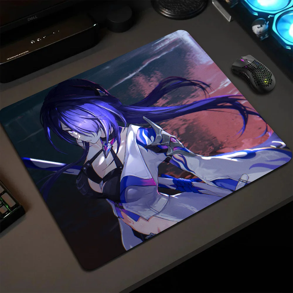 

Acheron Honkai Star Rail Mousepad Small LockEdge Mouse Pad For Gamers Computer Desk Pad Rectangular Anti-slip Rubber