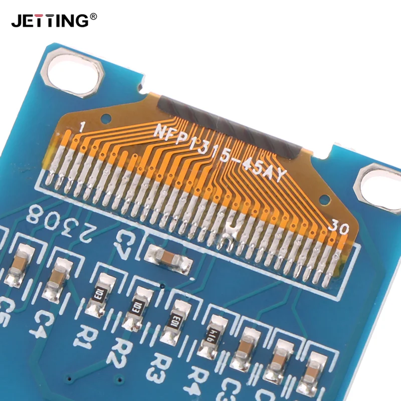 وحدة عرض متسلسلة OLED IIC ، لوحة شاشة LCD ، أسود ، GND ، VCC ، SCL ، SDA ، "، من من x 64 ، SSD1315 ، 1