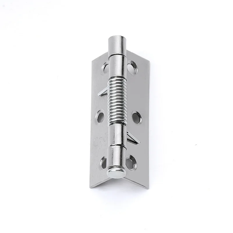 2Pcs Self Closing Spring Hinges 2" 3" 4" Stainless Steel Hinge Spring Loaded Hinges with Screws DIY Hardware for Door Cabinet