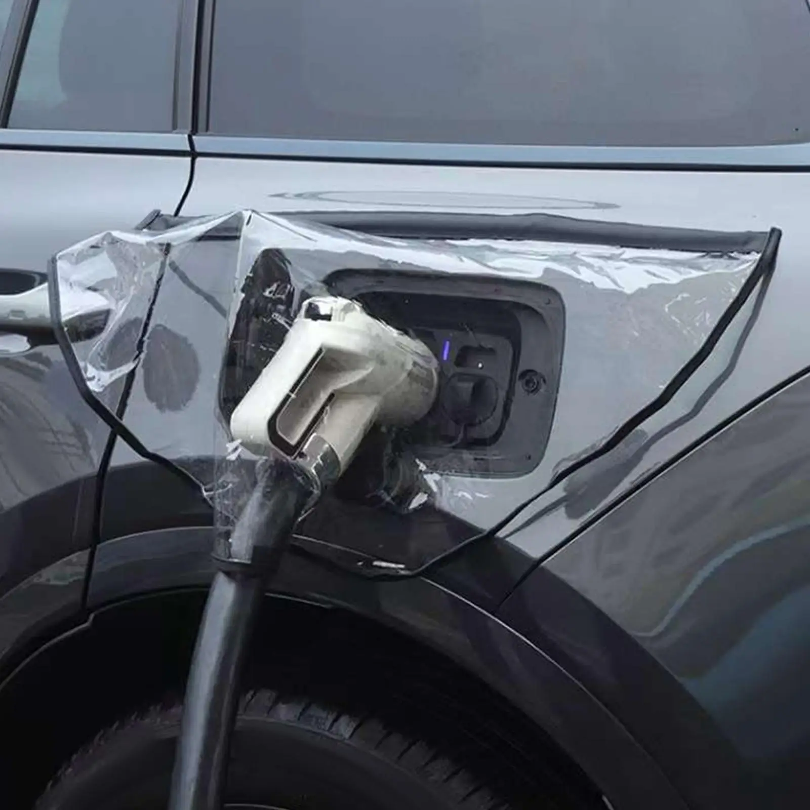 Staubschutz für Ladeanschlüsse für Elektroautos mit Adsorptionsmagneten, einfach zu installieren für den Außenbereich