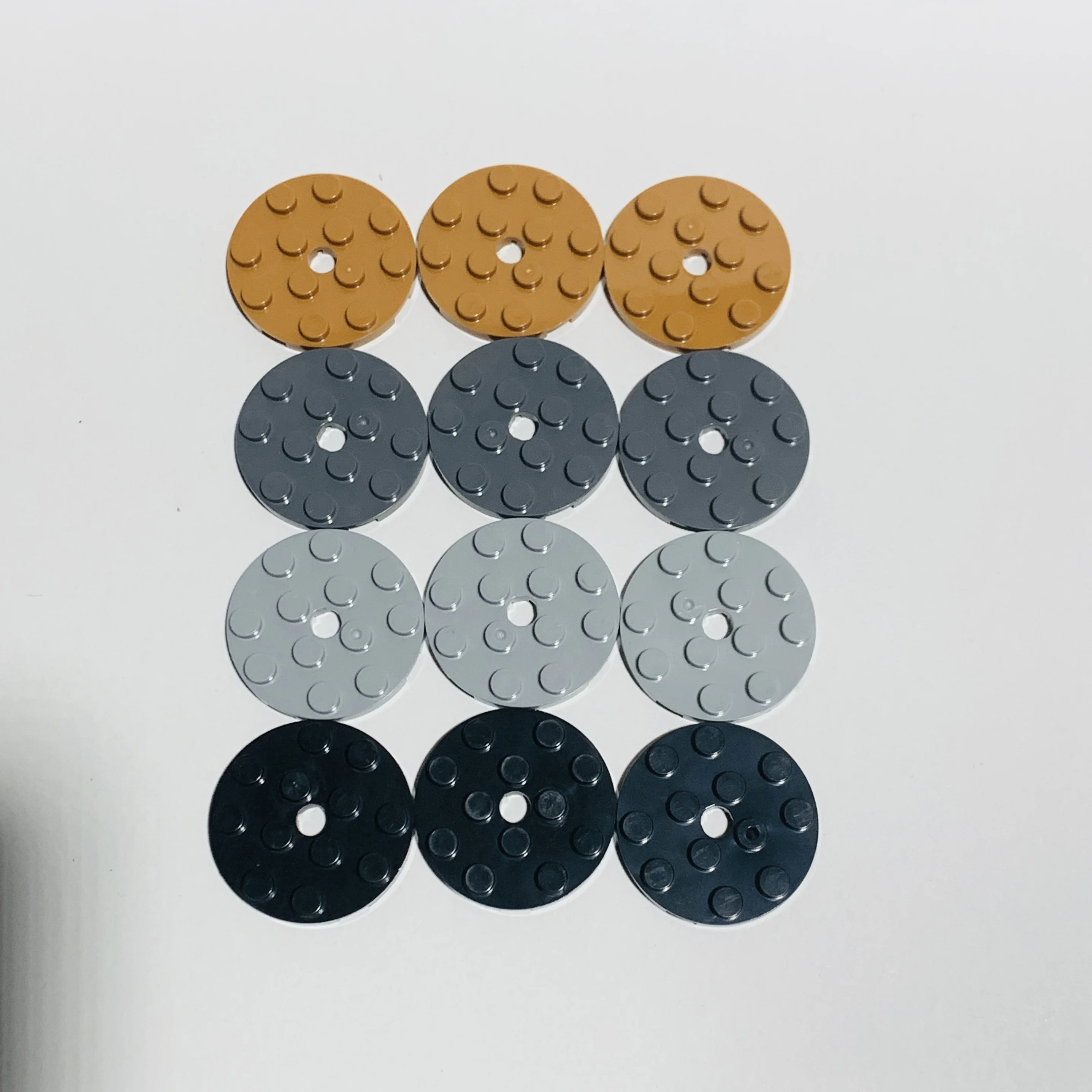 10pcs Building block part 60474 is compatible with 4x4 circular toy accessories