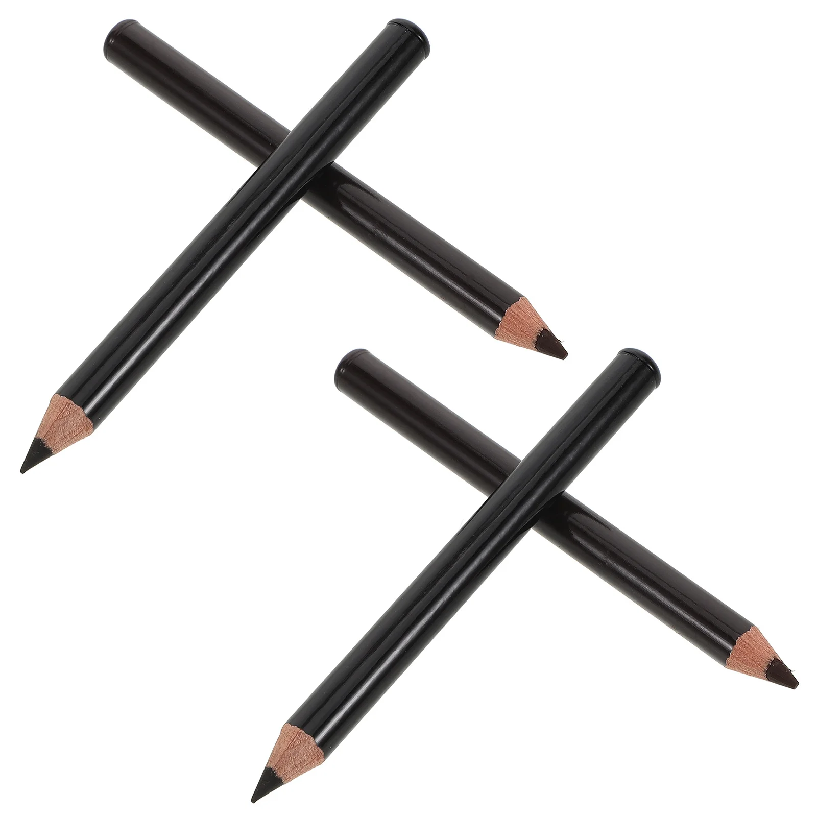 Crayon à sourcils marron doux, 4 pièces, imperméable, en bois, maquillage, façonnant les sourcils, ensemble de crayons, aspect naturel, résistant aux taches, remplissage des sourcils