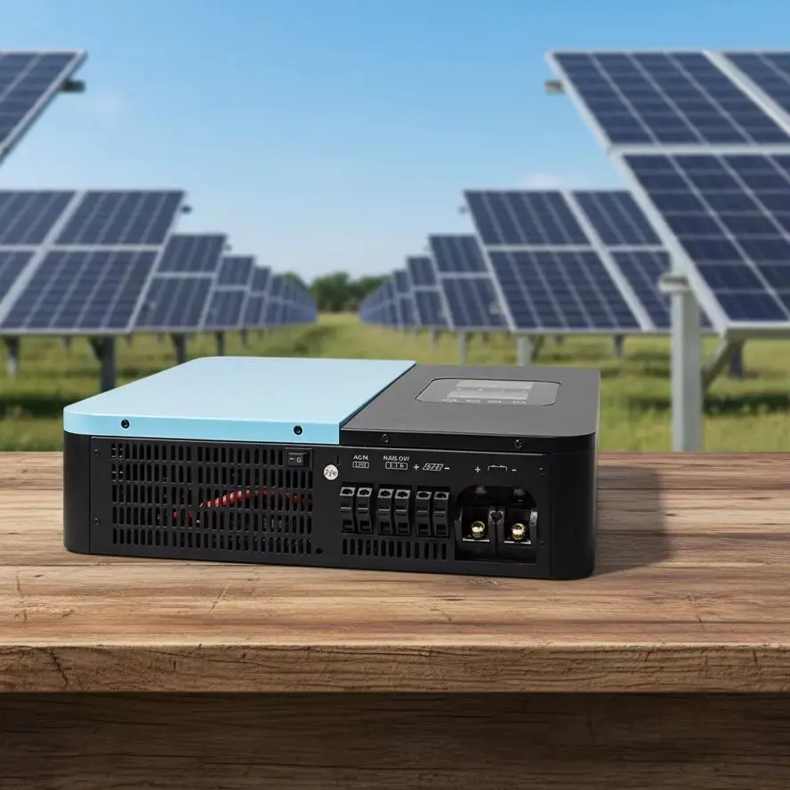 MYAMI 3KW 5KW 6KW Hybrid Solar Inverter MPPT Pure Sine Wave Dual LCD Screen Display Single Phase 12V 24V 48V 60V 72V 96V