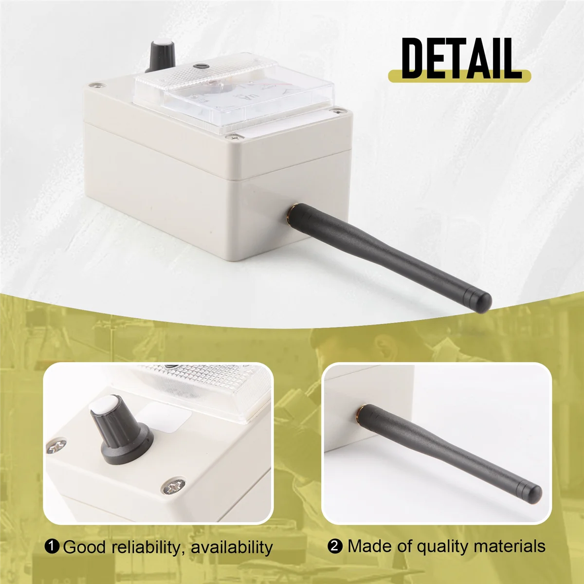 Medidor do nível do sinal do RF para a radiação da antena do rádio, indicador da força do campo, 100K 1000MHz