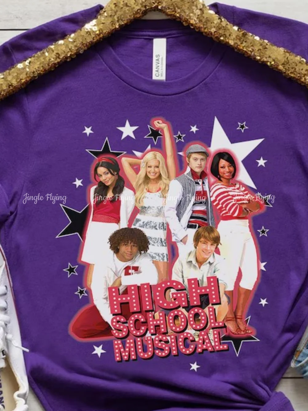 Musical The Series Vintage Group Shot Shirt East High School Tee