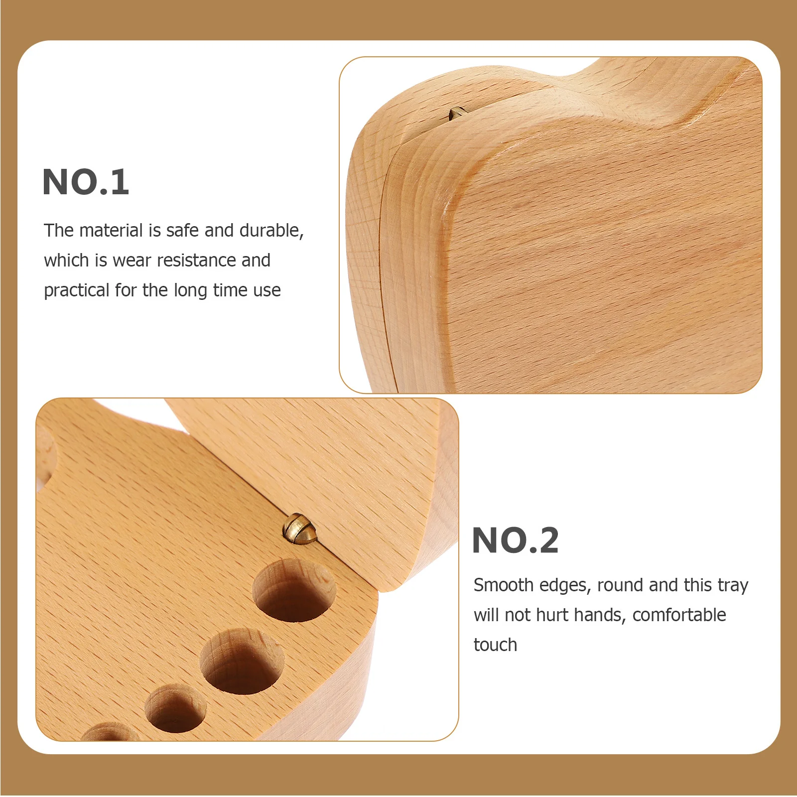 

Деревянная коробка для детских зубов, контейнер для хранения потерянных зубов, забавный дизайн, подарочная коробка для зубов для мальчиков и девочек для детей