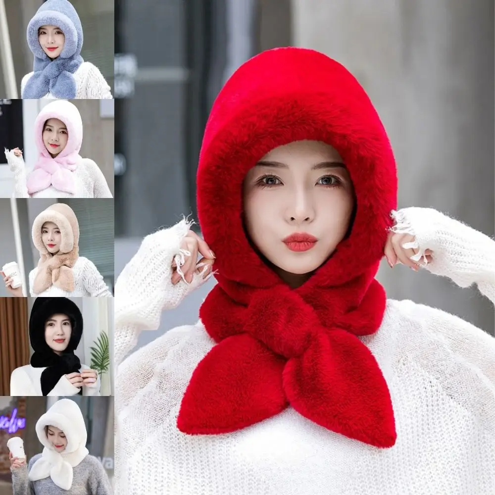 Versatile Plush Fisherman Hat Ear Protection Windproof Toe Caps Thickened Warm Winter Hat Outdoor