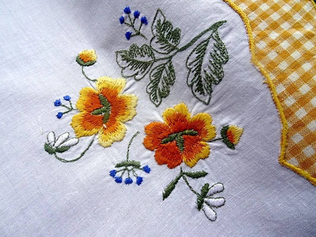 2 pçs algodão puro bordado placemat almofada decorativa vaso almofada 30x45cm