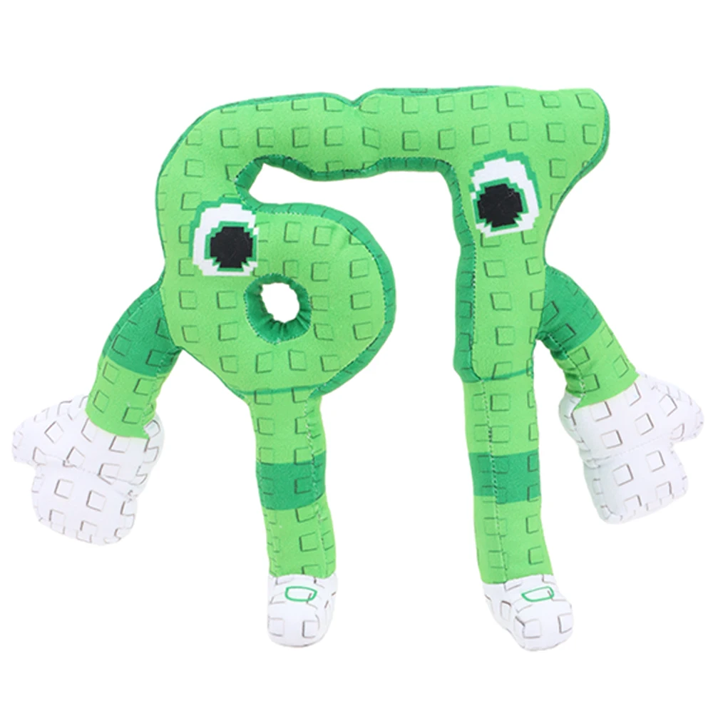 24cm STEAL A BRAINROT Green No.67 Plush Toy Cute House Dolls Game Surrounding Green No.67 Toys Soft Toys for Kids Birthday Gifts