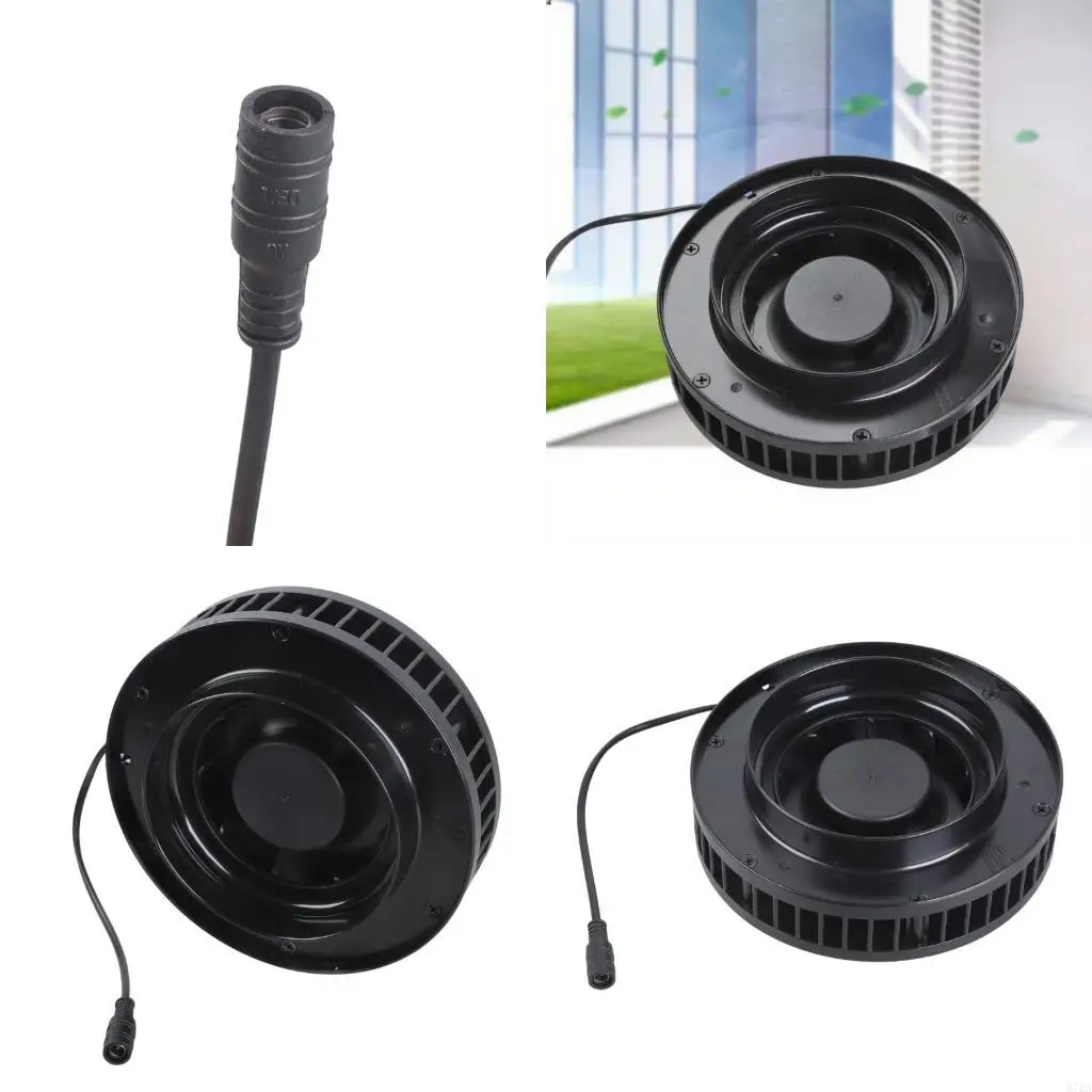 

M7DA сильный веерок для потока ветерки 12V 430CFM 2500 об / мин скоростной двигатель Универсальный встроенный вентилятор протока