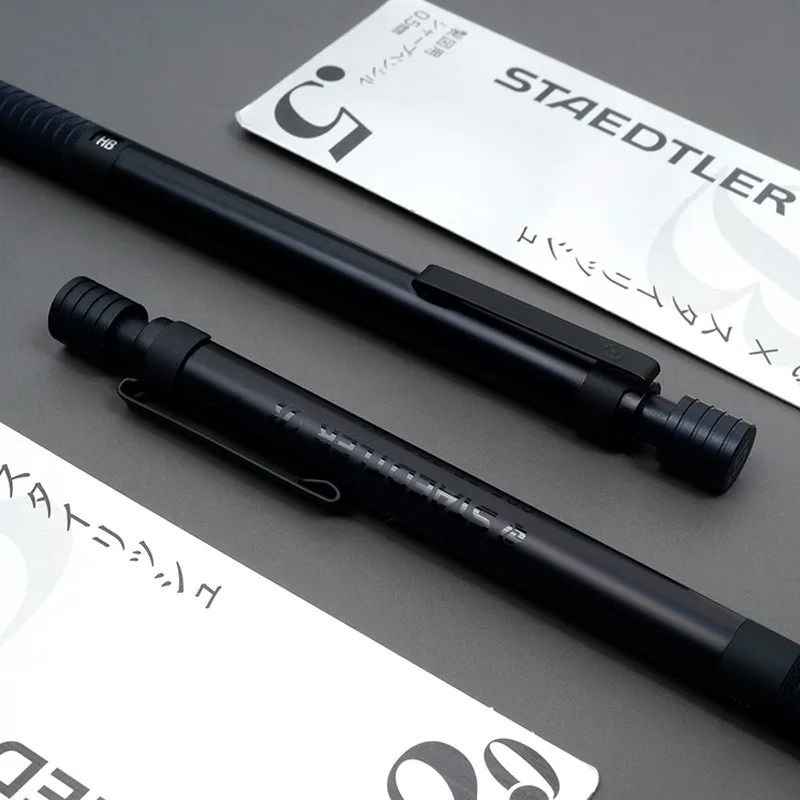 

Германия Staedtler 925 Механические карандаши Limit Edition Матовый черный 0,3 0,5 2,0 мм Студенческий рисунок Автоматический карандаш для письма