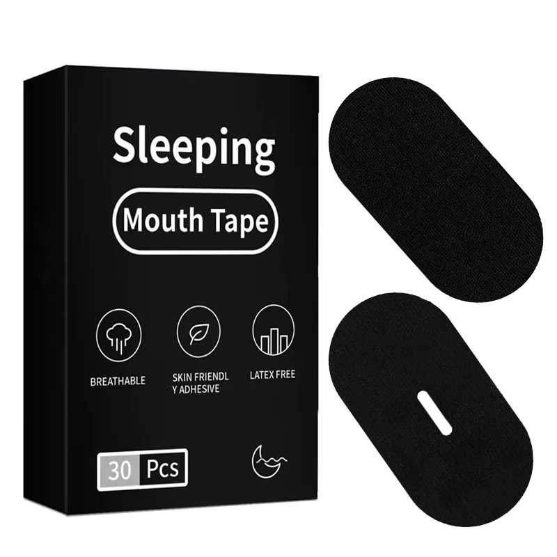 30/90pcs Anti Snoring Mouth Tape Better Sleeping Mouth Breath Strips Stop Snoring Patch Nose Breathing Portable Night Sleep Tape