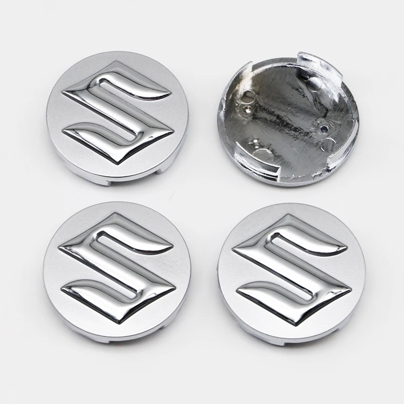 54mm 60mm 4Pcs Wheel Center Hub Caps Cover Logo Emblem Badge For Suzuki Tianyu SX4 Shangyue Ruiqi New Alto Swift