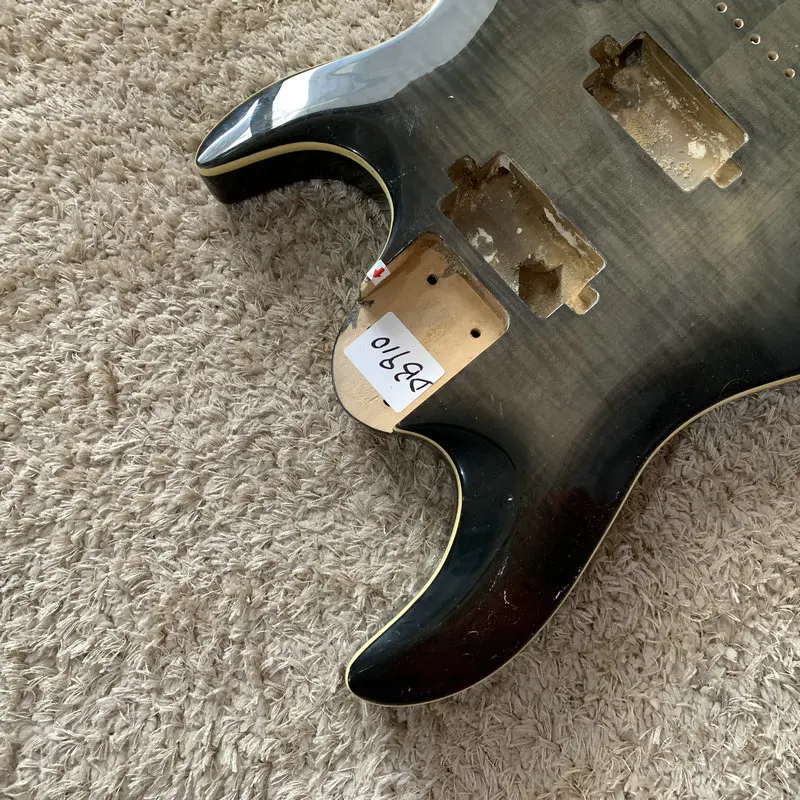 Floyd Rode TremoloElectric Guitar Body  HH Pickups Unfinished DIY Guitar Parts Replace Accessories with Damages and Dirty DB910