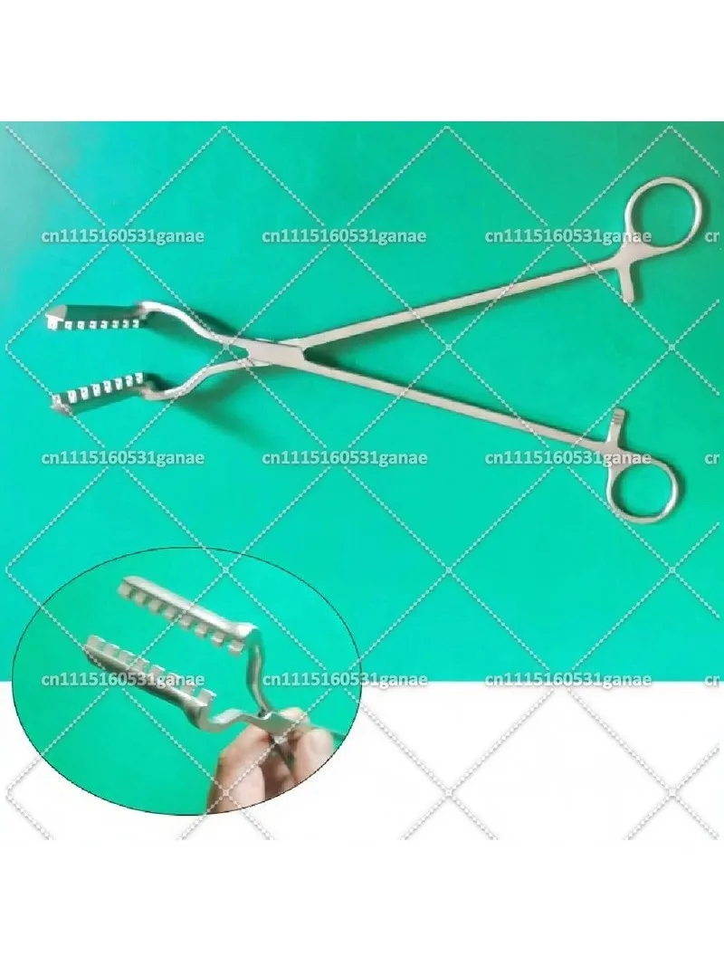 Laparoscopic teeth purse string clamp forceps Open Surgery Instruments Purse Stitching clamp