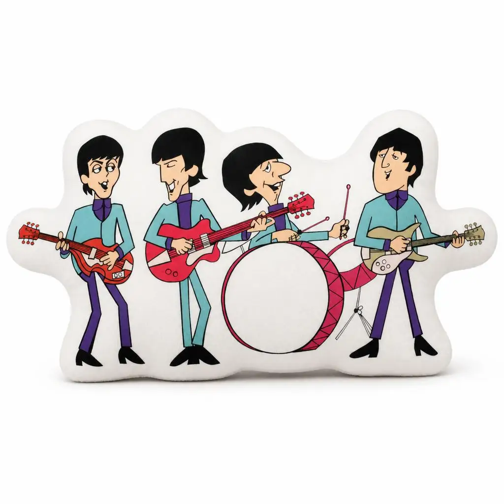 Beatled Music Plush Pillow Cushion Irregular Stuffed Throw Pillow Home Decor Gift Sofa Bed Couch
