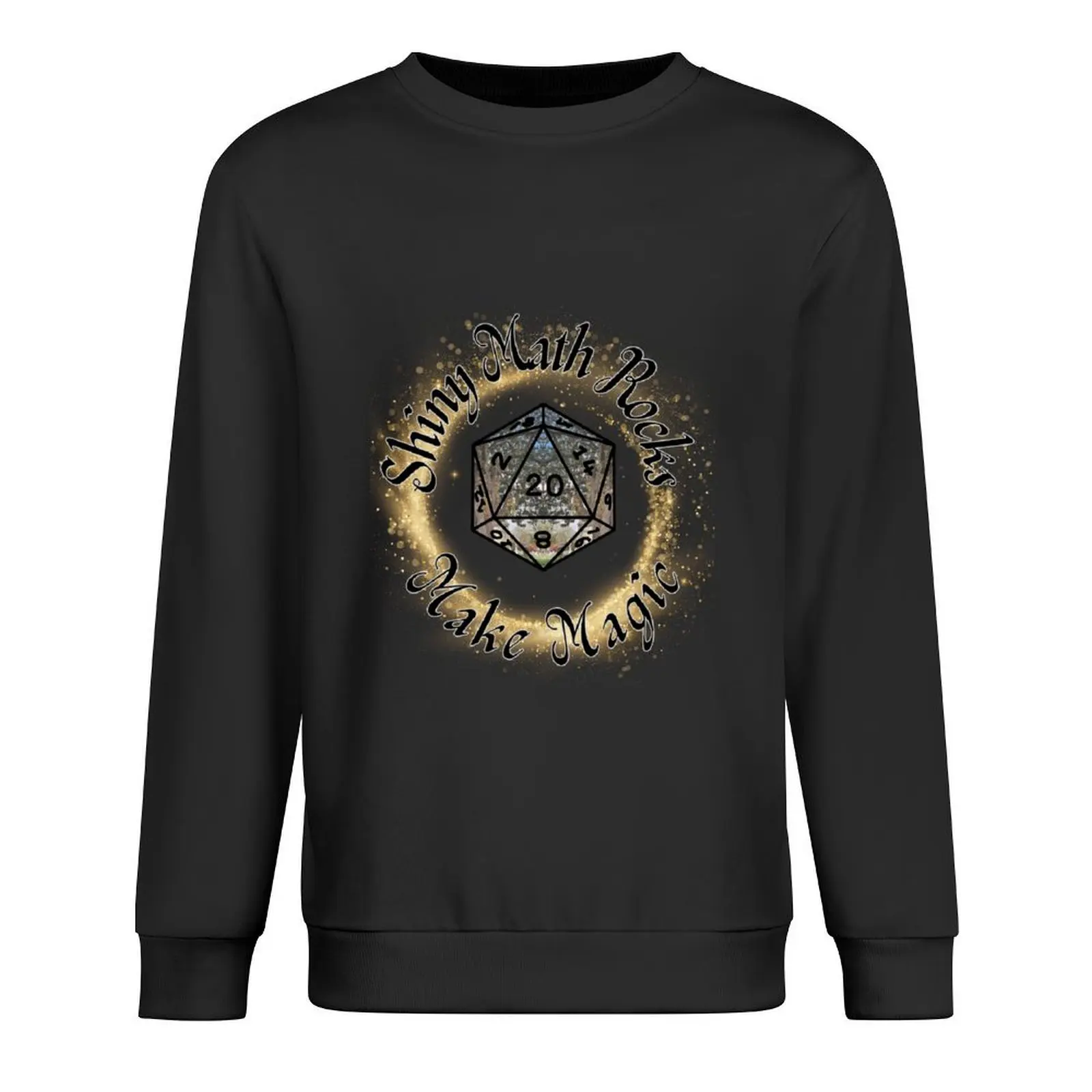 

Shiny Math Rocks D&D TTRPG Design, Light Pullover korean style clothes fashion men men's clothes sports sweatshirt man