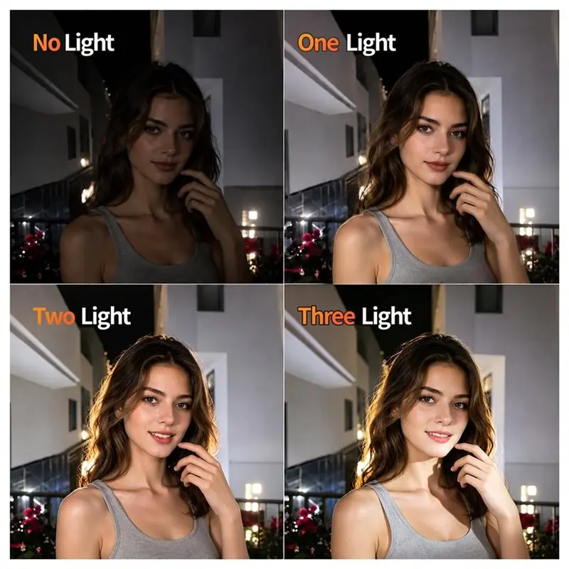 BTLIFE-Rechargeable Mini LED Fill Light With 3 Color Modes- 3 Pieces Magnetic Selfie Lights For DJI Osmo Pocket 3