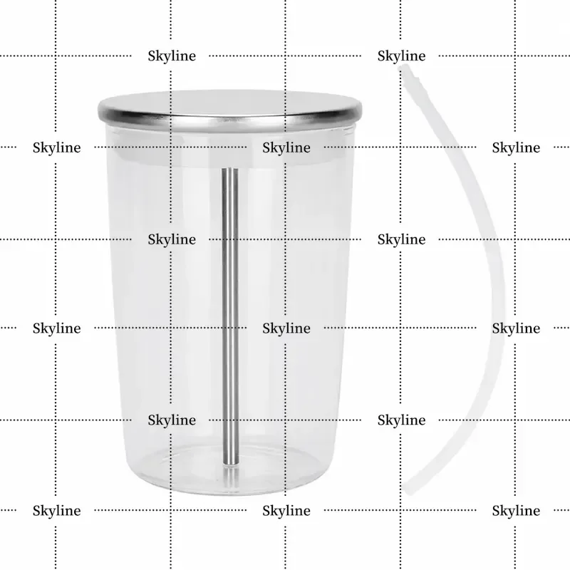 For Jura Coffee Machine Glass Milk Cup Pot Milk Foamer HP3 1 2 Accessories For ENA8 Z6 X3 X7