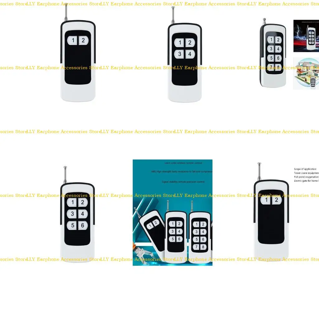 462e Удобный пульт 2/4/6/8-ключ для различных устройств быстро использовать аккумуляторную питание