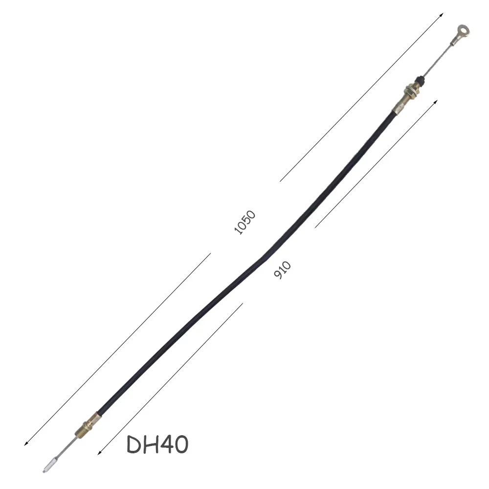 Throttle cable / shift cable / brake cable for wood chipper , machinery / DH-30 / DH-40 / ...