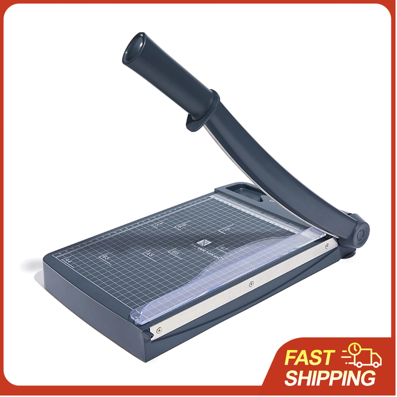Mini Paper Trimmer Guillotine Cutter A4 Cut Length Desktop Paper Cutting Machine with Security Cutter Head for Craft Paper Photo