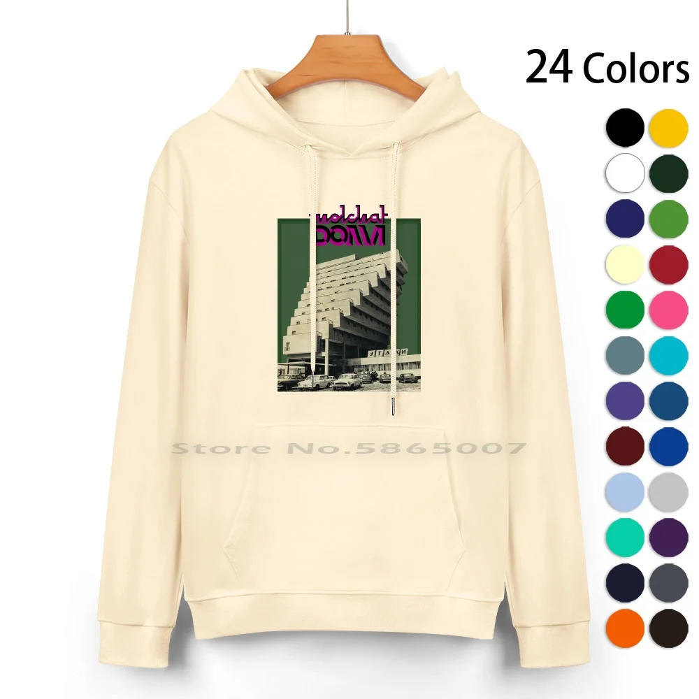 Molchat Doma Etazhi Pure Cotton Hoodie Sweater 24 Colors Molchat Doma Belarus Band Etazhi 100% Cotton Hooded Sweatshirt For