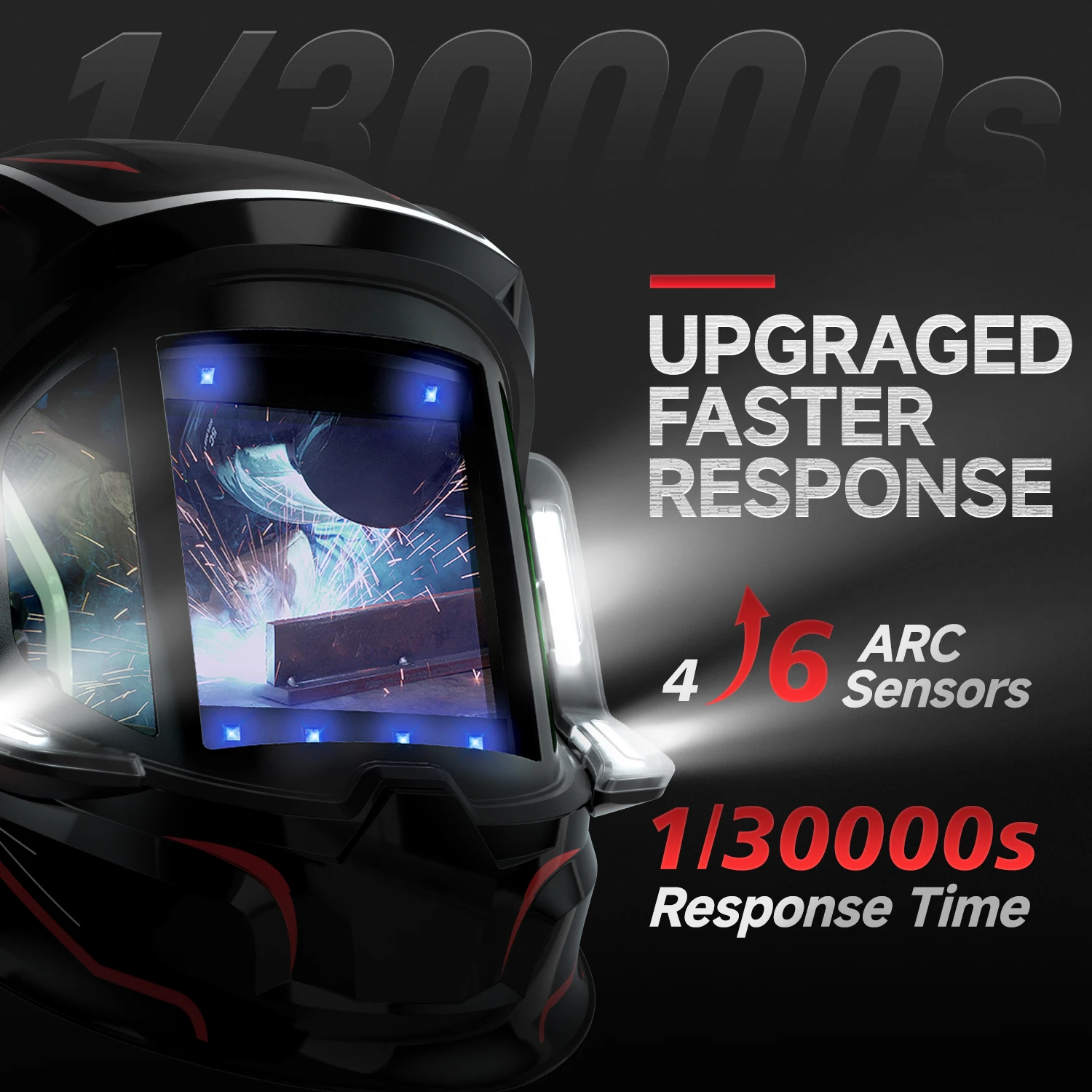 ANDELI Auto-Darkening Welding Helmet 3.94 View Screen