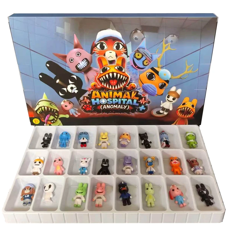 Actionfigur Tierklinik-Modell Mini-PVC-Spielzeug-Set – Detail 1